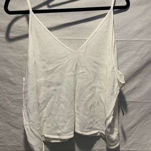 Leith 4X tank top White New with tags